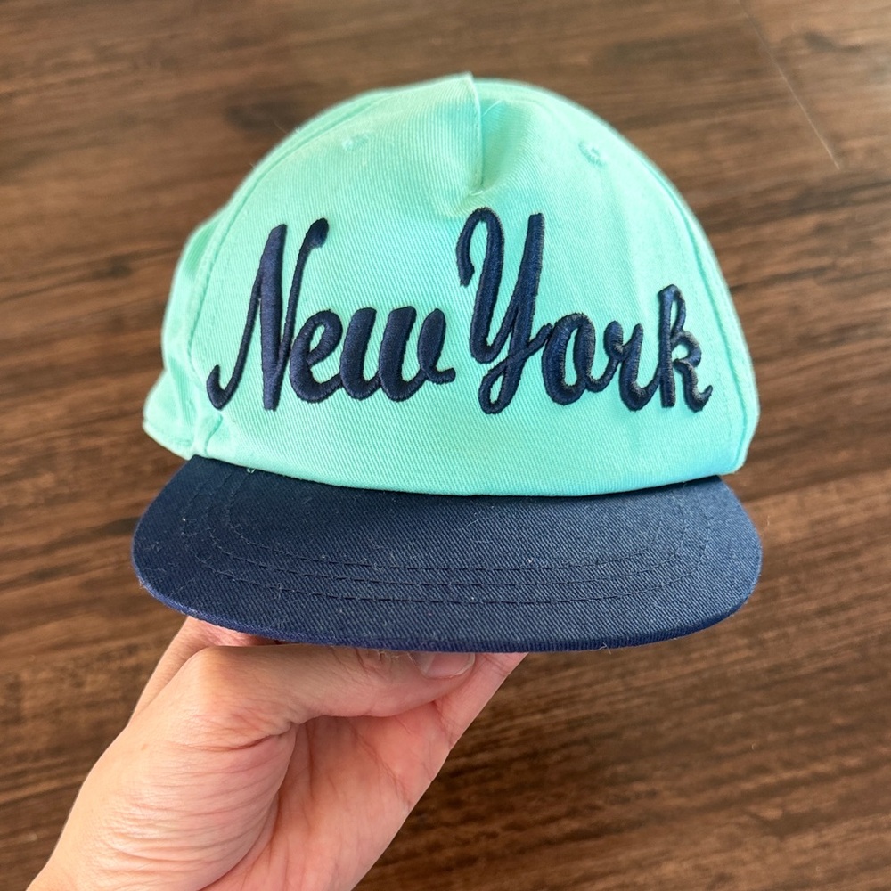 H&M Teal Green and Navy Blue Cap